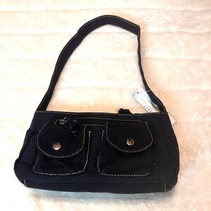 Cute Black Denim Small Armpit Shoulder Bag